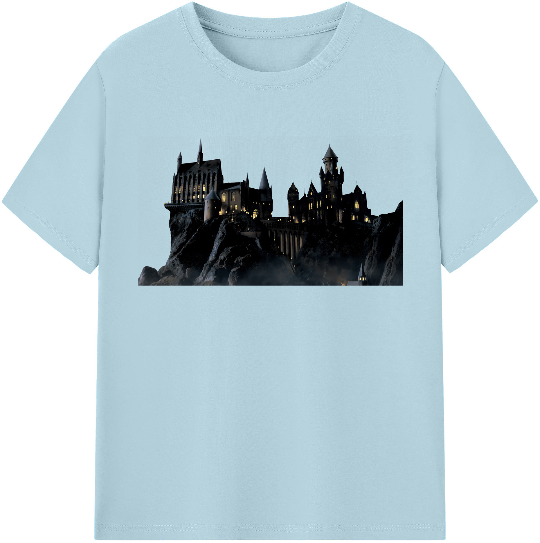 （画像用） Harry Potter ハリー・ポッターシリーズ 綿100％半袖Tシャツ（フロントプリント）